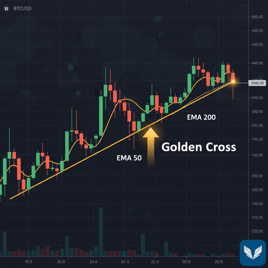 📊 Золотий і смертельний хрест у Veles: як приручити EMA-перехрестя для бота