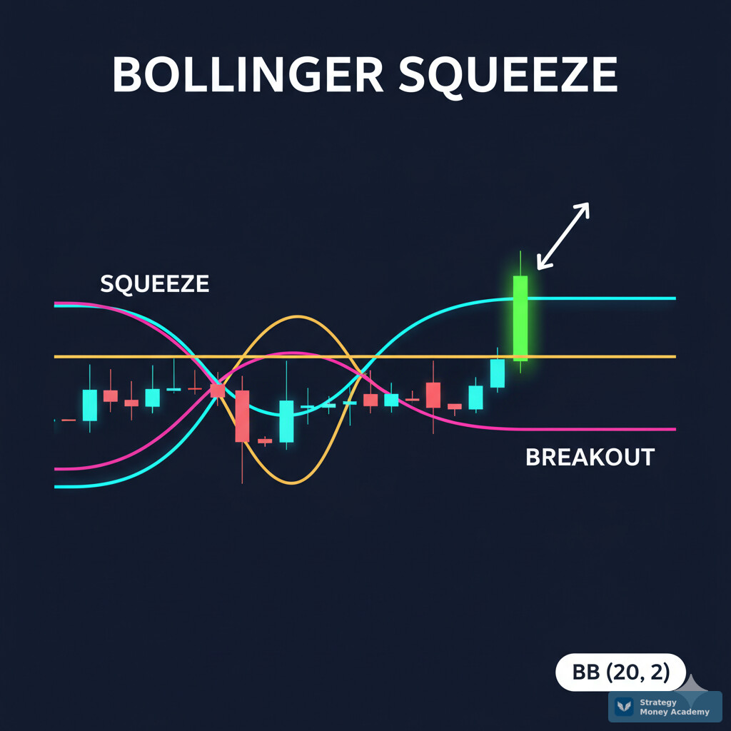 🎯 Стрічки Боллінджера у Veles: як зловити squeeze перед проривом