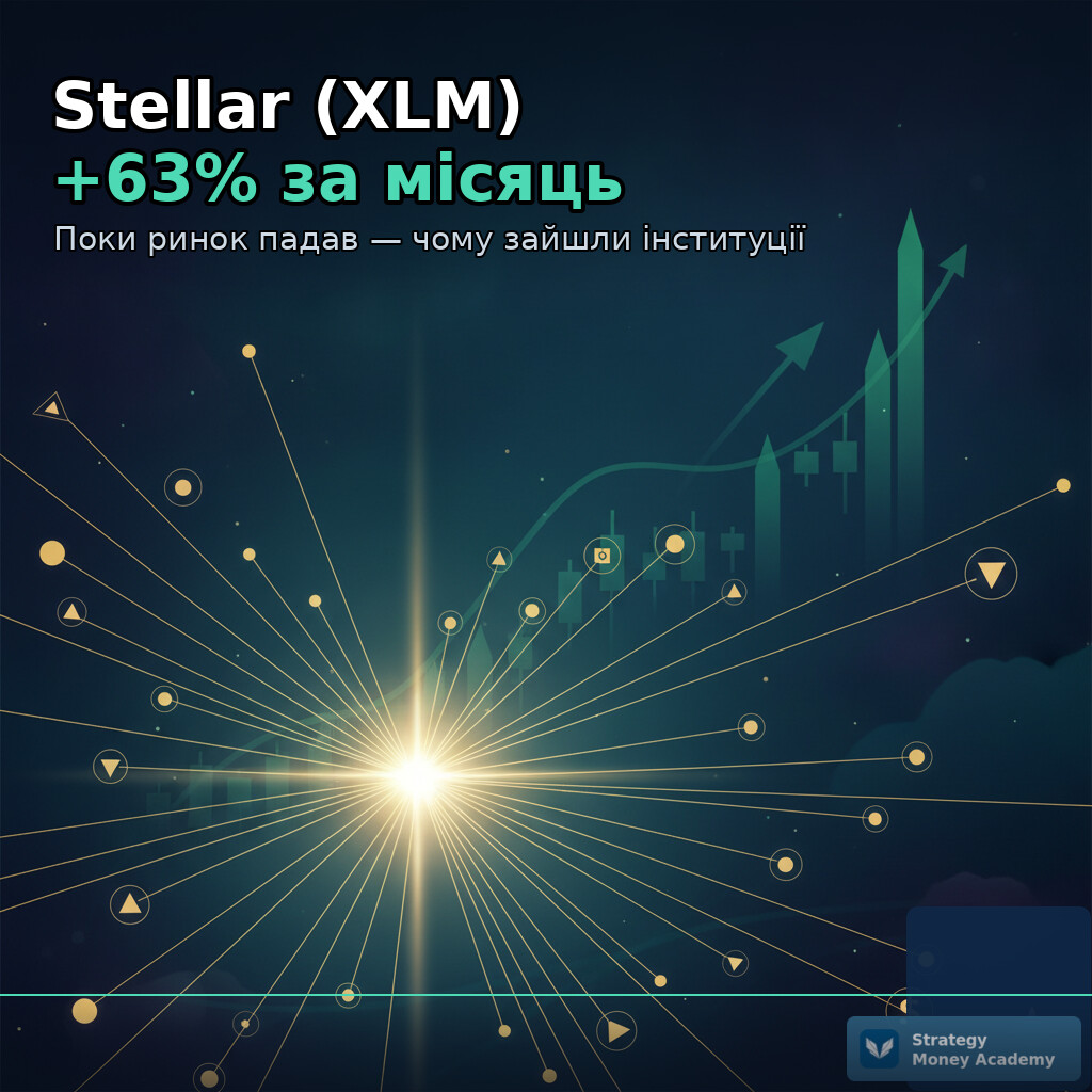 🌟 Token Splash: Stellar (XLM) — тихий ветеран, що зробив +63% за місяць, поки ринок падав