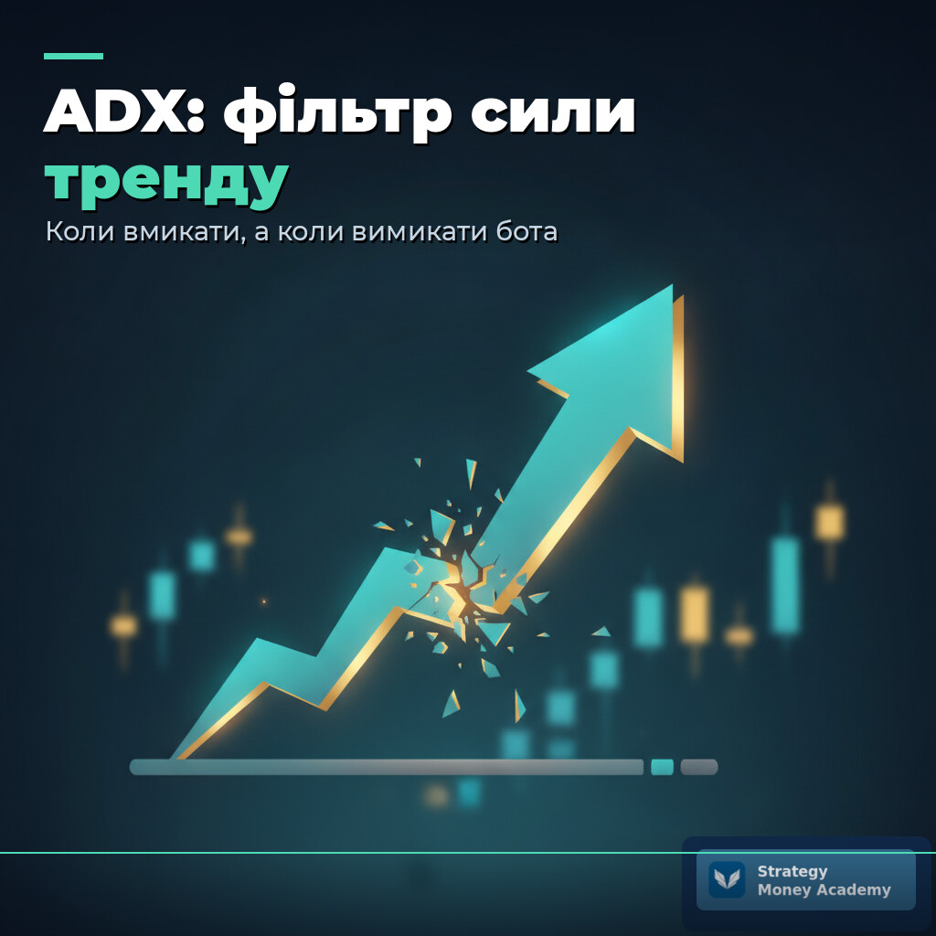 📊 ADX у Veles: фільтр сили тренду, який вимикає бота у флеті