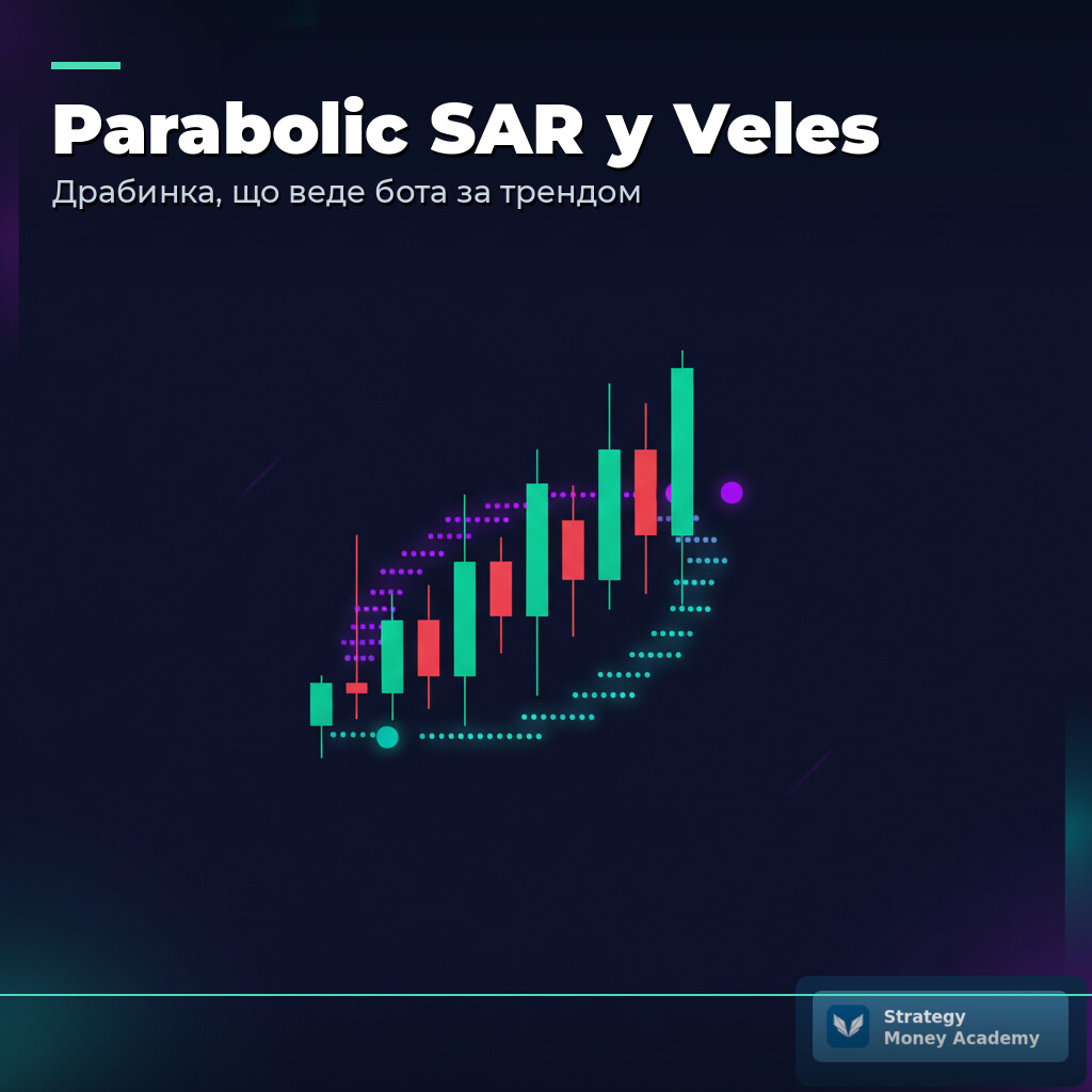 🪐 Parabolic SAR у Veles: «драбинка», що веде бота за трендом і вчасно перевертає угоду