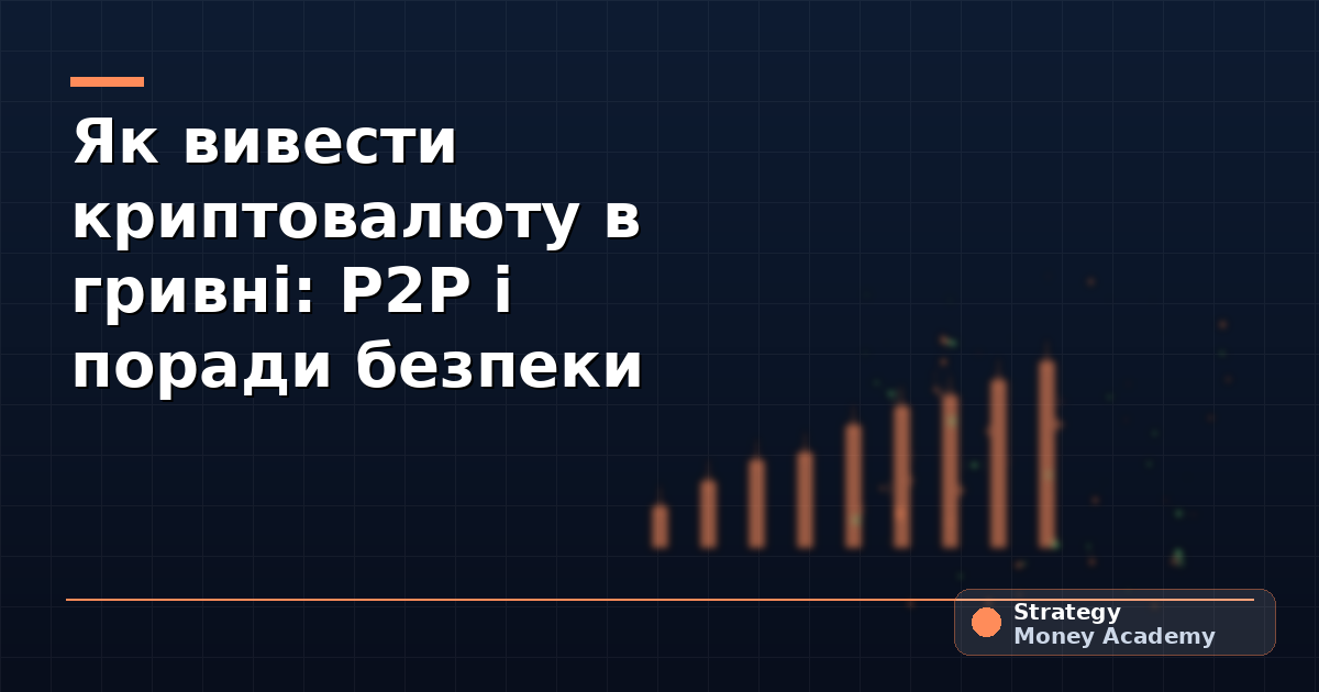Як вивести криптовалюту в гривні: P2P і поради безпеки