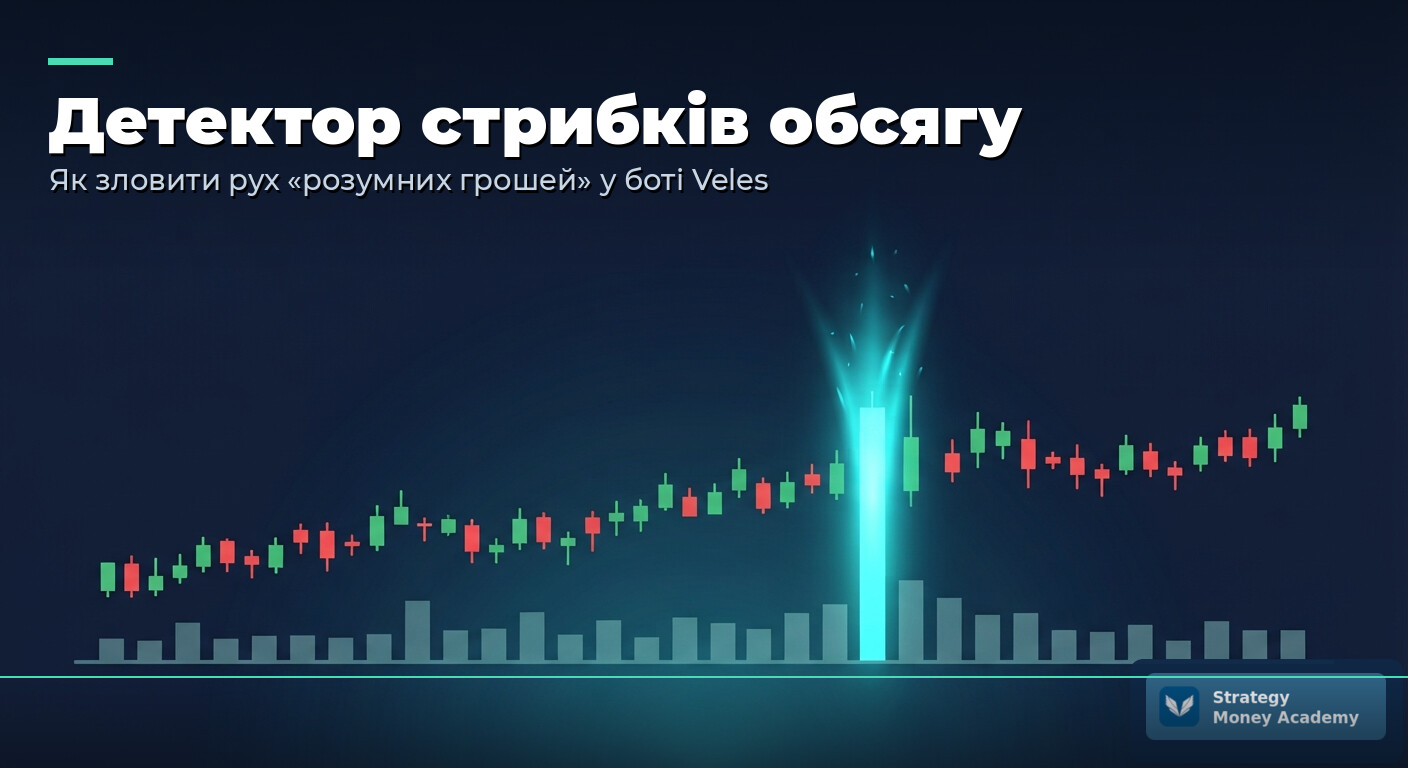 📊 Детектор стрибків обсягу у Veles: як зловити «розумні гроші» до руху ціни