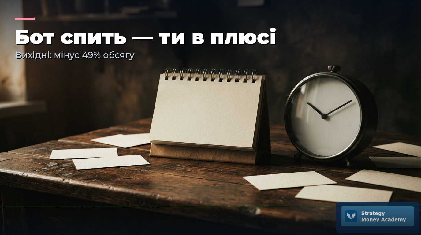 ⏰ Hour of the Day і Day of the Week у Veles: як заборонити боту торгувати в мертві години