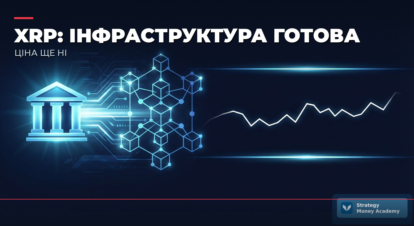 Token Splash: XRP — інституційна інфраструктура готова, а ціна досі біля дна діапазону