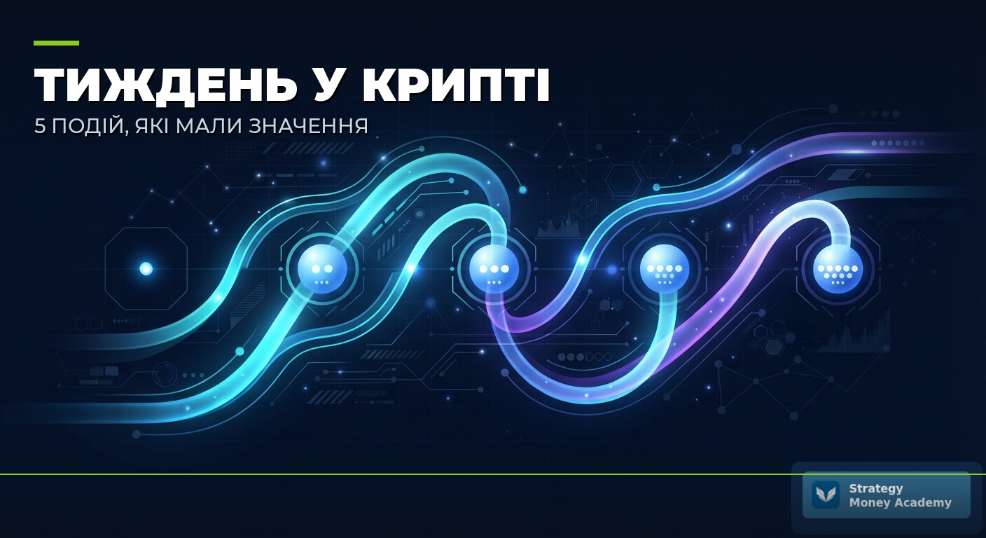 Тиждень у крипті: 5 подій, які реально мали значення (3-9 серпня)