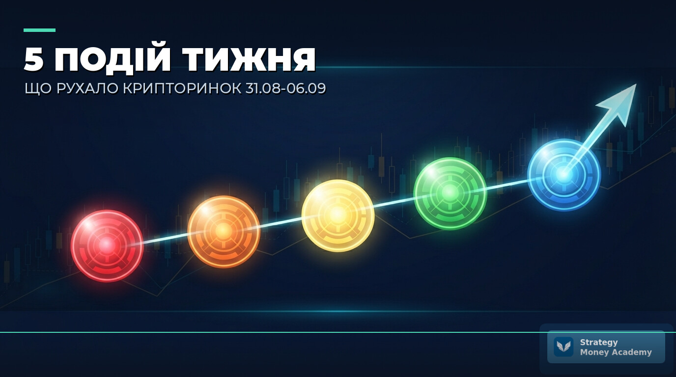 Тиждень у крипті 31.08-06.09: 5 подій, що визначили ринок