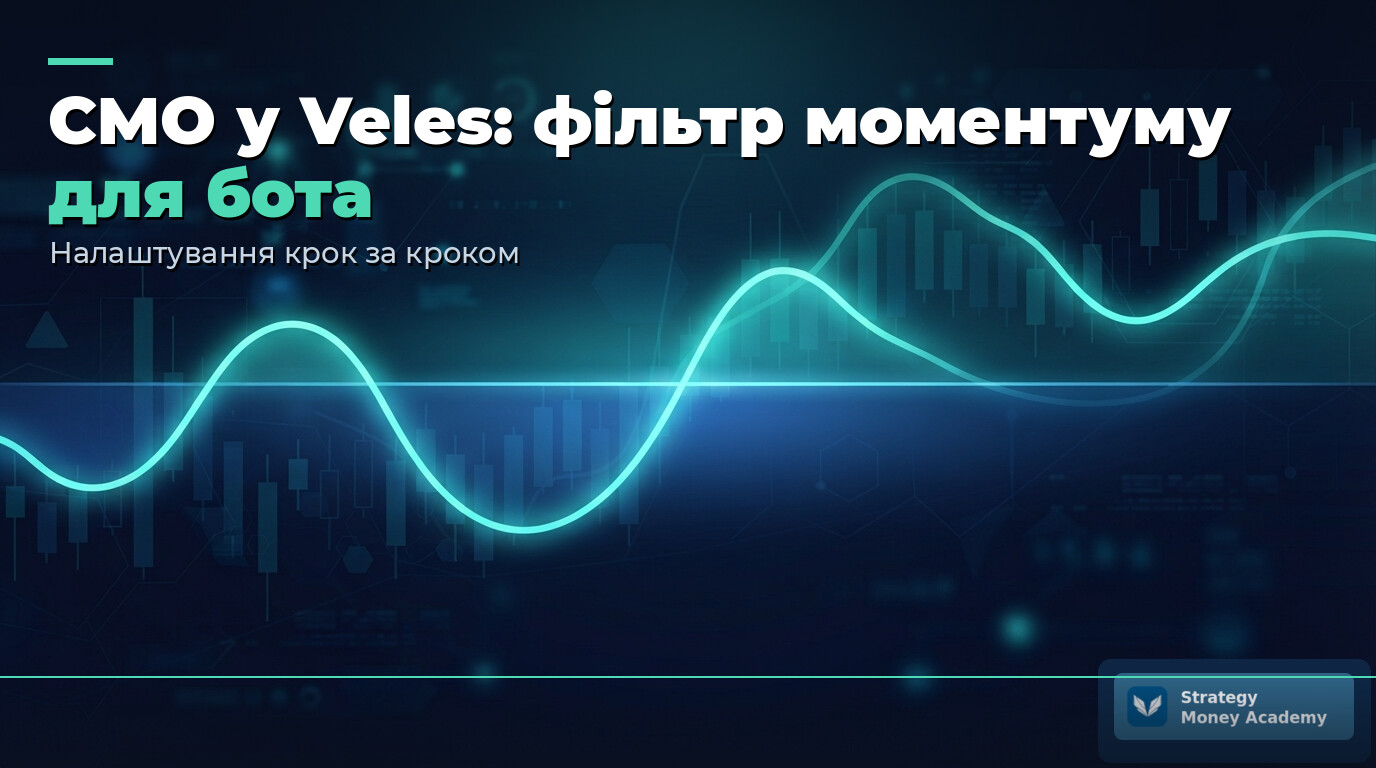 CMO (Chande Momentum Oscillator) у Veles: як налаштувати фільтр входу для бота