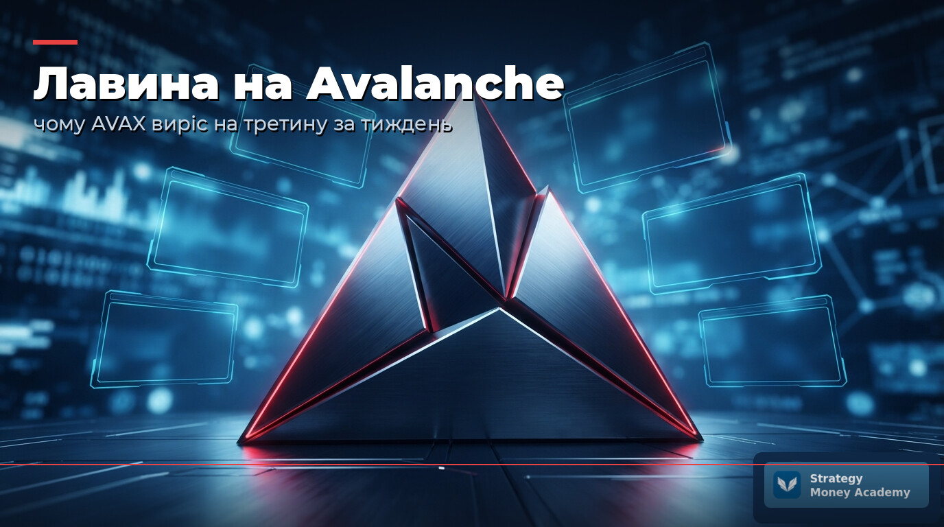 Token Splash: Avalanche (AVAX) — +34% за тиждень: що за ривком і чи він міцний