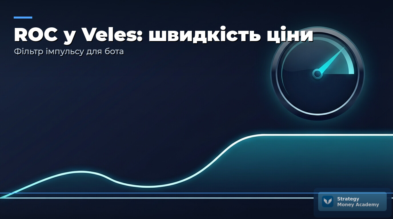 ROC у Veles: як виміряти швидкість ціни й не заходити, коли імпульс уже згас