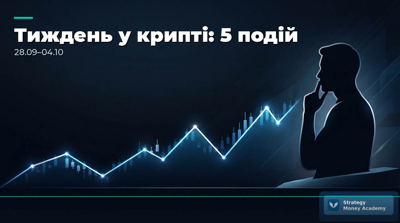 Тиждень у крипті 28.09–04.10: 5 подій, що визначили ринок