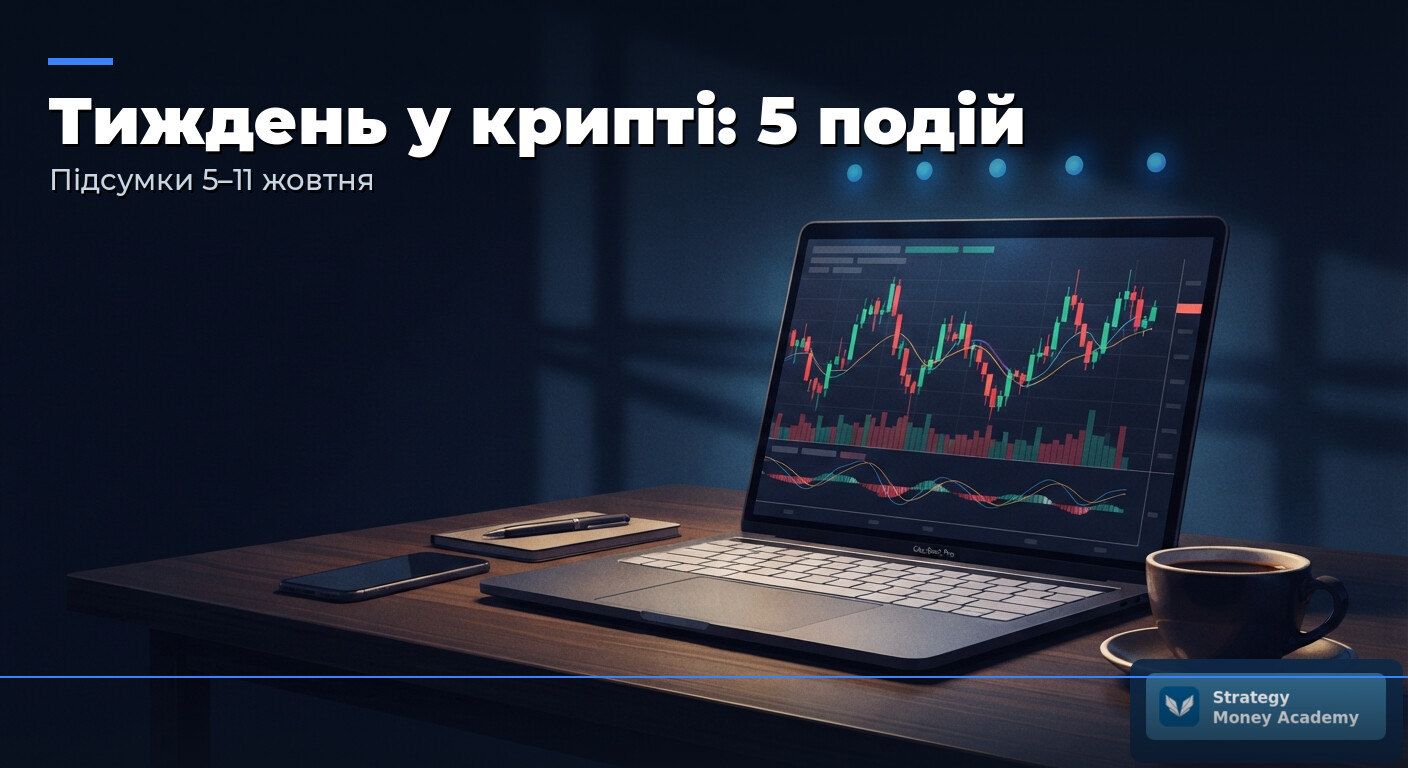 Крипто-підсумки 5–11 жовтня: BTC −3%, альти слабші, настрій охолов