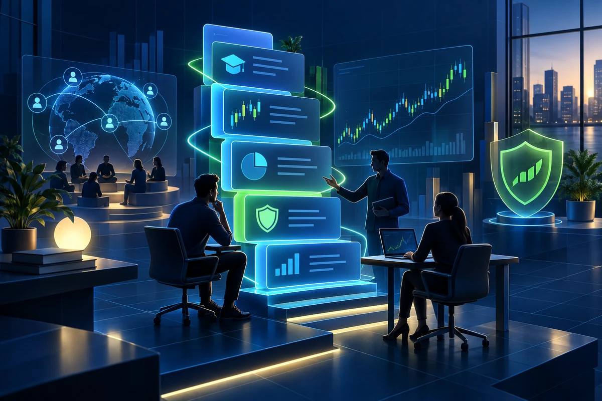 Практичне навчання, аналітика, наставництво та спільнота Strategy Money Academy